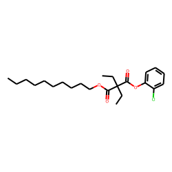 Diethylmalonic acid, 2-chlorophenyl decyl ester