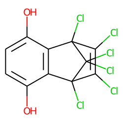 1,4-Dihydro-1,2,3,4,9,9-hexachloro-1,4-methanonaphthalene-5,8-diol