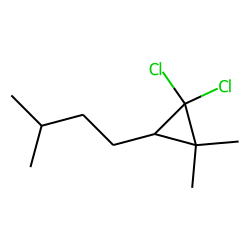 Cyclopropane, 1,1-dichloro-2,2-dimethyl-3-(3-methylbutyl)