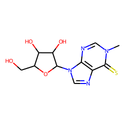 9H-purine-6(1h)-thione, 1-methyl-9-beta-d-ribofuranosyl-