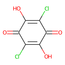 2,5-Cyclohexadiene-1,4-dione, 2,5-dichloro-3,6-dihydroxy-