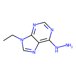 9H-purine, 9-ethyl-6-hydrazino-