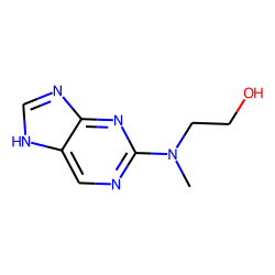 Ethanol, 2-[(n-methyl-n-purin-2-yl)amino]-