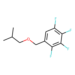 2,3,4,5-Tetrafluorobenzyl alcohol, 2-methylpropyl ether