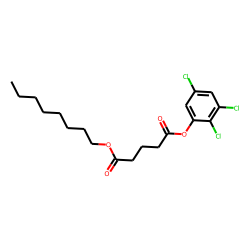 Glutaric acid, octyl 2,3,5-trichlorophenyl ester