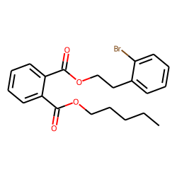 Phthalic acid, 2-(2-bromophenyl)ethyl pentyl ester