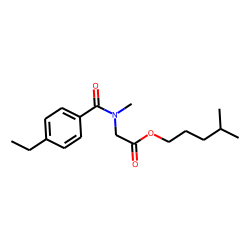 Sarcosine, N-(4-ethylbenzoyl)-, isohexyl ester