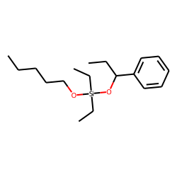 Silane, diethylpentyloxy(1-phenylpropoxy)-
