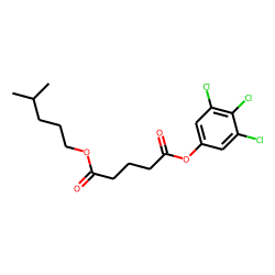 Glutaric acid, isohexyl 3,4,5-trichlorophenyl ester