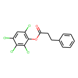 3-Phenylpropionic acid, 2,3,4,6-tetrachlorophenyl ester