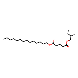 Glutaric acid, 2-methylbutyl tetradecyl ester