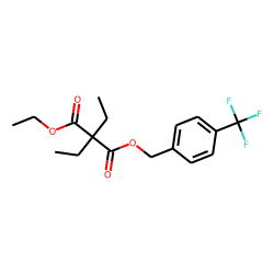 Diethylmalonic acid, ethyl 4-trifluoromethylbenzyl ester