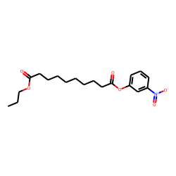 Sebacic acid, 3-nitrophenyl propyl ester