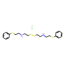 Ethylamine, 2,2'-dithiobis[n-[(2-benzylthio)ethyl]-, dihydrochloride