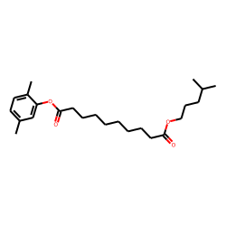 Sebacic acid, 2,5-dimethylphenyl isohexyl ester