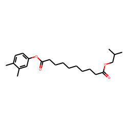 Sebacic acid, 3,4-dimethylphenyl isobutyl ester