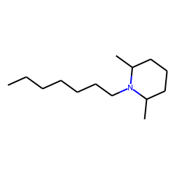 Piperidine, 1-heptyl-2,6-dimethyl