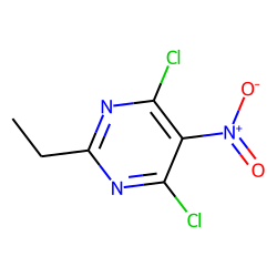Pyrimidine, 4,6-dichloro-2-ethyl-5-nitro-