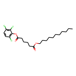 Adipic acid, 2,3,6-trichlorophenyl undecyl ester