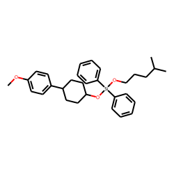 Silane, diphenylisohexyloxy(4-(4-methoxyphenyl)cyclohexyloxy)-
