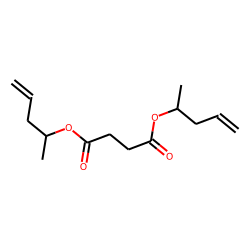 Succinic acid, di(pent-4-en-2-yl) ester