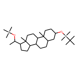 5«beta»-Pregnane-3«alpha»,20«alpha»-diol, (3-O)-TBDMSi, (20-O)-TMSi