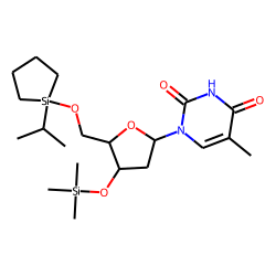 Thymidine, 3'-O-TMS, 5'-O-cyclotetramethylene-isopropylsilyl