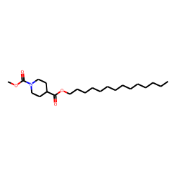 Isonipecotic acid, N-methoxycarbonyl-, tetradecyl ester