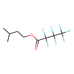 3-Methyl-1-butanol, heptafluorobutyrate