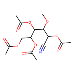 Glucose, 3-methyl, nitrile, acetylated