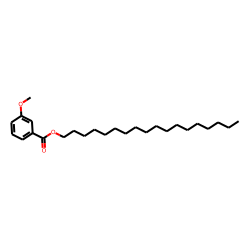 m-Methoxybenzoic acid, octadecyl ester