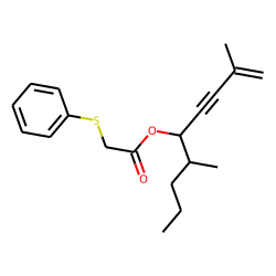 (Phenylthio)acetic acid, 2,6-dimethylnon-1-en-3-yn-5-yl ester