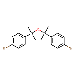 1,3-Bis-(p-bromophenyl)-tetramethyl disiloxane