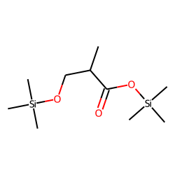 Propanoic acid, 2-methyl-3-[(trimethylsilyl)oxy]-, trimethylsilyl ester