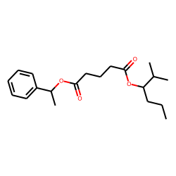 Glutaric acid, 2-methylhex-3-yl 1-phenylethyl ester