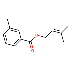 m-Toluic acid, 3-methylbut-2-enyl ester
