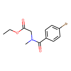 Sarcosine, N-(4-bromobenzoyl)-, ethyl ester
