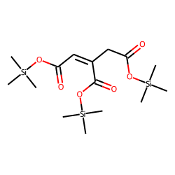 1-Propene-1,2,3-tricarboxylic acid, tris(trimethylsilyl) ester, (E)-