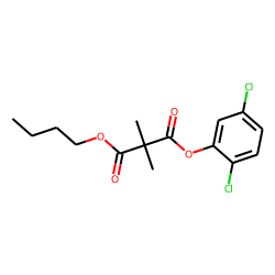 Dimethylmalonic acid, butyl 2,5-dichlorophenyl ester