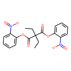 Diethylmalonic acid, di(2-nitrophenyl) ester