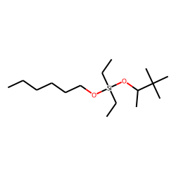 Silane, diethyl(3,3-dimethylbut-2-yloxy)hexyloxy-