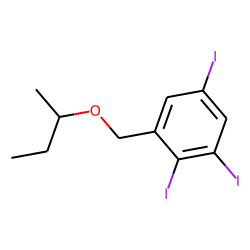 2,3,5-Triiodobenzyl alcohol, 1-methylpropyl ether