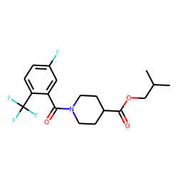 Isonipecotic acid, N-(3-fluoro-6-trifluoromethylbenzoyl)-, isobutyl ester