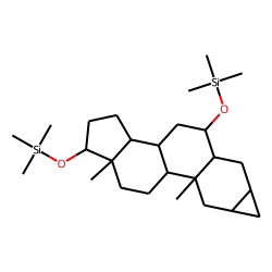 2«alpha»,3«alpha»-cyclopropane-5«alpha»-androstan-6.«alpha»,17«beta»-diol, bisTMS