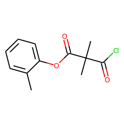 Dimethylmalonic acid, monochloride, 2-methylphenyl ester