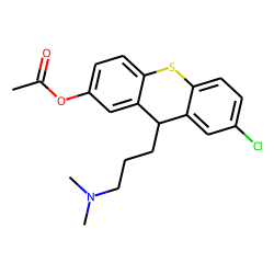 Chlorprothixene M (HO-dihydro-), monoacetylated
