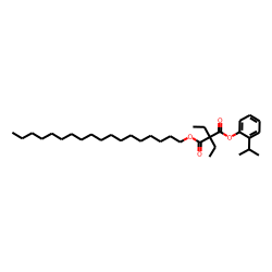Diethylmalonic acid, 2-isopropylphenyl octadecyl ester
