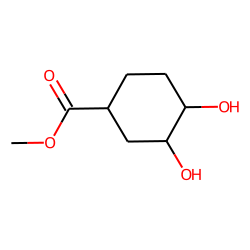 Cyclohexanecarboxylic acid, 3,4-dihydroxy-cis-3, cis-4, methyl ester