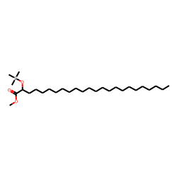 Tetracosanoic acid, 2-[(trimethylsilyl)oxy]-, methyl ester