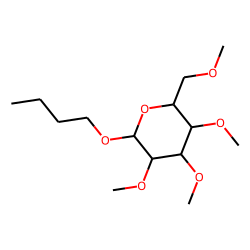 «beta»-D-Galactopyranoside, 1-butyl, permethylated